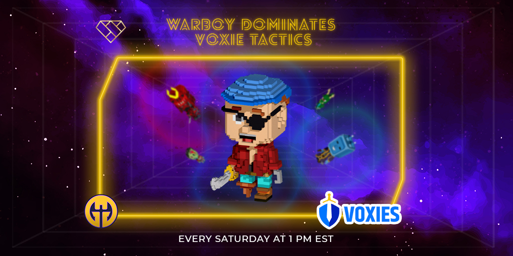 E1337Guild's tweet photo. Currently live! @XM3WarBoy 💯💎

Be sure to tune in and catch some @VoxiesNFT action ⚔️🔥

https://t.co/U4scrXN8BT

#NFTGames #NFTCommunity https://t.co/e5sFrFMihI