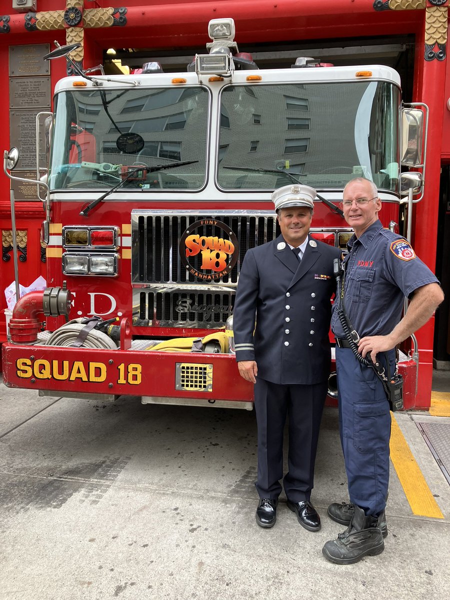 DominicBertucci's tweet image. Congratulations to Danny Hall who retired today after 28 years. Danny was the senior man at Squad 18. #fdny #nycfirewire #westvillage