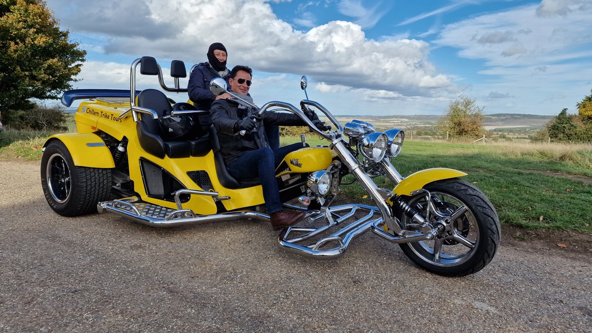 ChilternTrikes's tweet photo. A great afternoon trike tour today, with a stop for gin tasting at @campfiregin 🍸
The autumn colours were looking fantastic 🍂🍁 https://t.co/QUpsJddcqH