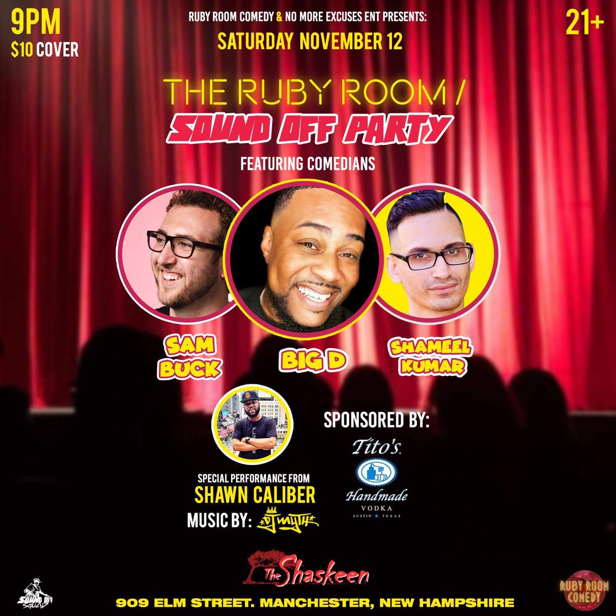 The Shaskeen Pub (@theshaskeenpub) on Twitter photo A stunning Jewel - <a href="/RubyRoomComedy/">RubyRoomComedy</a>
A legend - DJ Myth
A degree of excellence - <a href="/ShawnCaliber/">Shawn Caliber</a>
Put them all together in one room... A stunning Jewel - <a href="/RubyRoomComedy/">RubyRoomComedy</a>
A legend - DJ Myth
A degree of excellence - <a href="/ShawnCaliber/">Shawn Caliber</a>
Put them all together in one room...