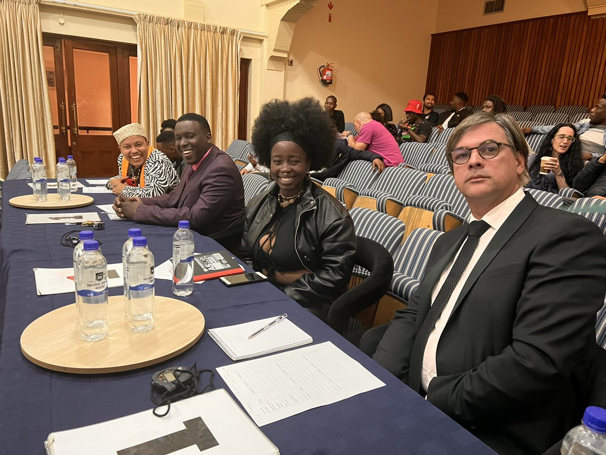 The jury is ready for the big task #SlamJam2022 <a href="/FossilSoul/">Christie | Gog' Shweleza</a> #philipmeersman <a href="/lulekamhlanzi/">Luleka Mhlanzi</a> #andrewmanyika