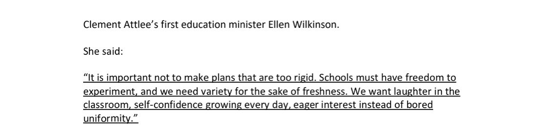 This quote is from 1945. I can fully align with this. #Education