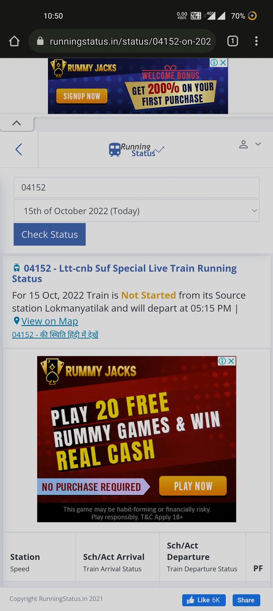 singhak88's tweet photo. It was supposed to depart at 5:15pm now it is rescheduled to 12:50midnight. 

@RailMinIndia @GM_CRly @IRCTCofficial https://t.co/rsejT1gp3f