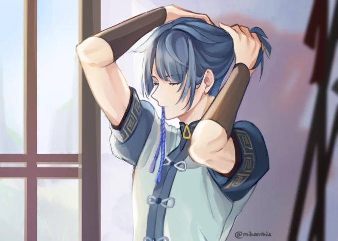 warm up, cool down #xingqiu 