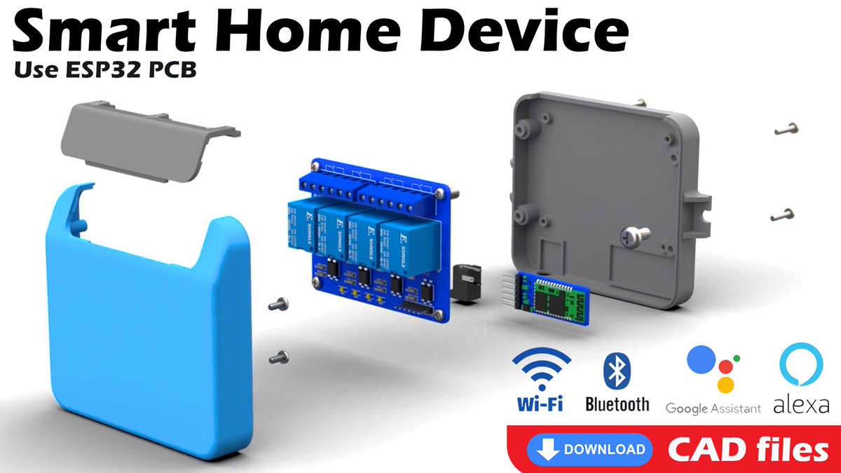 sketch_work_'s tweet photo. Video:- https://t.co/BzSRW9g5QU
This enclosure is designed for the home automation system using the ESP32 PCB. Using this device you can control home electronics.
#enclosuredesign #skw #sketchwork #3dcad #3ddesign #productdesign #3DPrinting https://t.co/WdUDt1qxqh