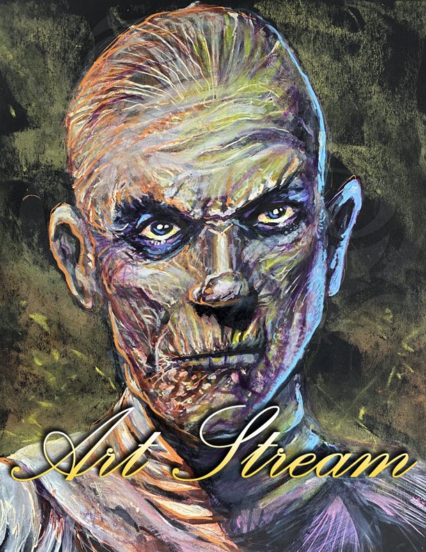elfsarstreams's tweet photo. 139th Drawing on Stream ... "Mummy" drawn from start to finish in approx. 2.5 hours! #mummy #themummy #moviemonsters #universalpic #Monsterverse #artist #illustration #drawing #sketch #Halloween #classic https://t.co/hnENbB0202