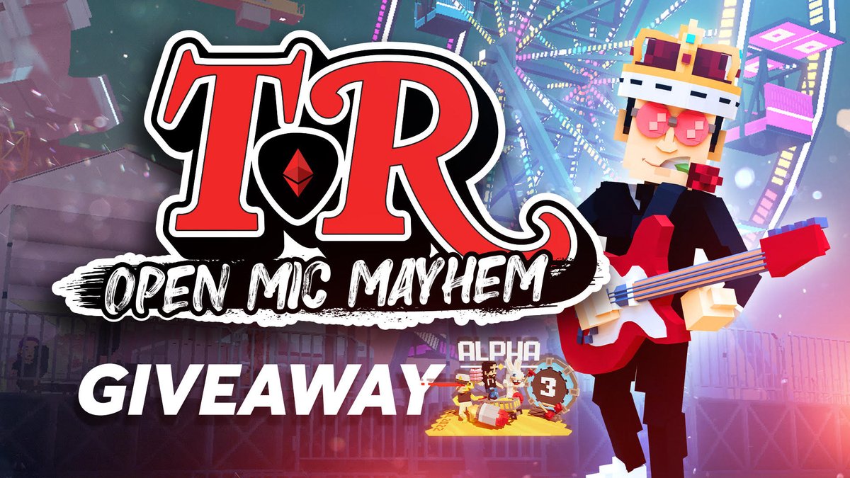 WIN🎤AN🎶ALPHA🥁PASS

🤩 Take a selfie on the stage in Open Mic Mayhem
🎸 Follow <a href="/ToolsOfRockNFT/">TOR</a> 

Enter the arena 🤘 ⤵️ sandbox.game/en/season/cont…