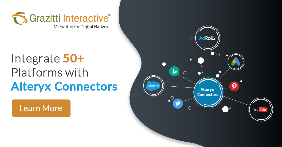 Grazitti's tweet image. Analyzing data in Alteryx? Learn how you can get unified access and integrate data points from 50+ platforms, with Alteryx connectors.

👉 rb.gy/dnsiz0 👈

#AlteryxConnectors #alteryx #analyzedata #DataAnalytics #Grazitti