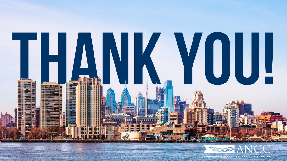 With the end of this year’s conference in Philadelphia, we want to say ‘Thank You’ to all our sponsors, vendors, and speakers!

And of course, an enormous ‘Thank You’ to our #nurse attendees. Without you this wouldn’t be possible or worthwhile. 
#ANCCMagnetCon #ANCCPathway