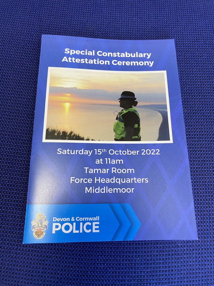 Well done to the 14 new Special Constables who attested today and join <a href="/DC_Police/">Devon & Cornwall Police</a> local policing teams all across our force area from today! 👮‍♂️ <a href="/DCPolVolunteers/">Devon and Cornwall Police Volunteers</a>