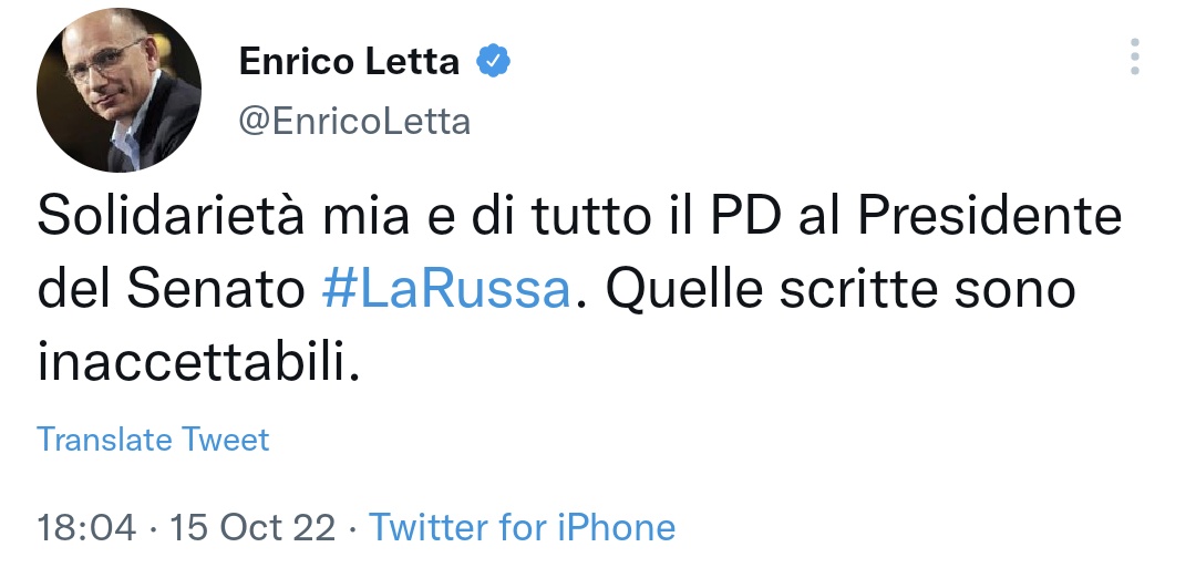PornoNoblogs's tweet photo. Esprimere solidarietà ad un fascista per una scritta sul muro (tra le miliardi di scritte sui muri italiani) è l'ennesima dimostrazione che il PD prima sparisce dalla faccia della terra meglio è per tutti.

Il ridicolo non sanno neanche dove sta di casa. https://t.co/8lqu9B62ue