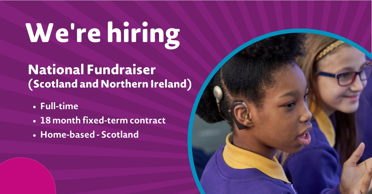 NDCS_UK's tweet photo. Are you a Fundraiser looking for your next role? Check out our latest opportunity as National Fundraiser (Scotland and Northern Ireland)! https://t.co/nDVBfs9fmf

#Recruitment #NewJob #Application #Fundraising #Inclusion #Accessible #DisabilityConfident https://t.co/6PZPGOZihu