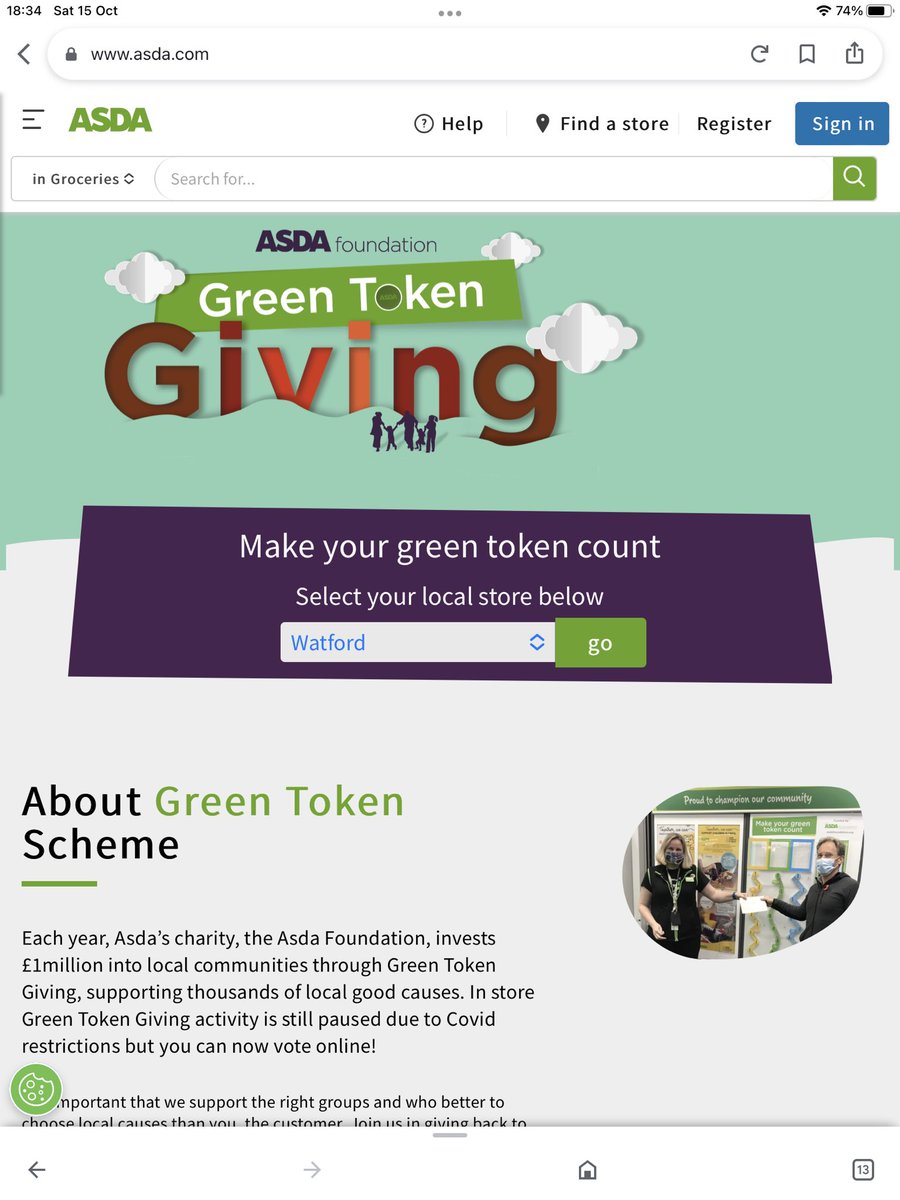 ThbWatford's tweet photo. Please show your support for our project in Watford 💛 we have the opportunity of receiving a donation of either £500 or £200. You can even vote once a week - so please make a return visit 😊

Thank you @AsdaWatford @asda 

@thehygienebank #makehygienepovertyhistory https://t.co/f1NkKEJayr