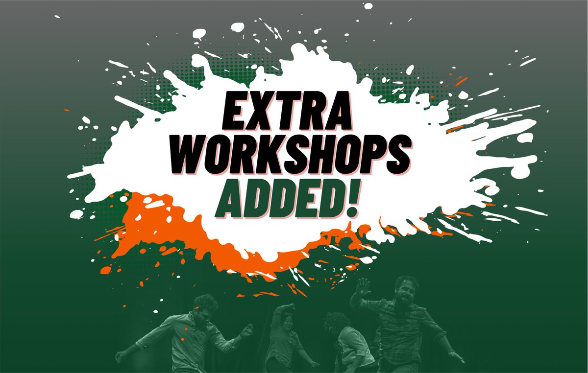 Extra Workshops Added!!
Workshops sold out in record time this year so we have added some more! Get in before they’re gone! 
linktr.ee/improvfestirel…
#improv #improvfestival #irishimprov #whatsonindublin #improvcomedy