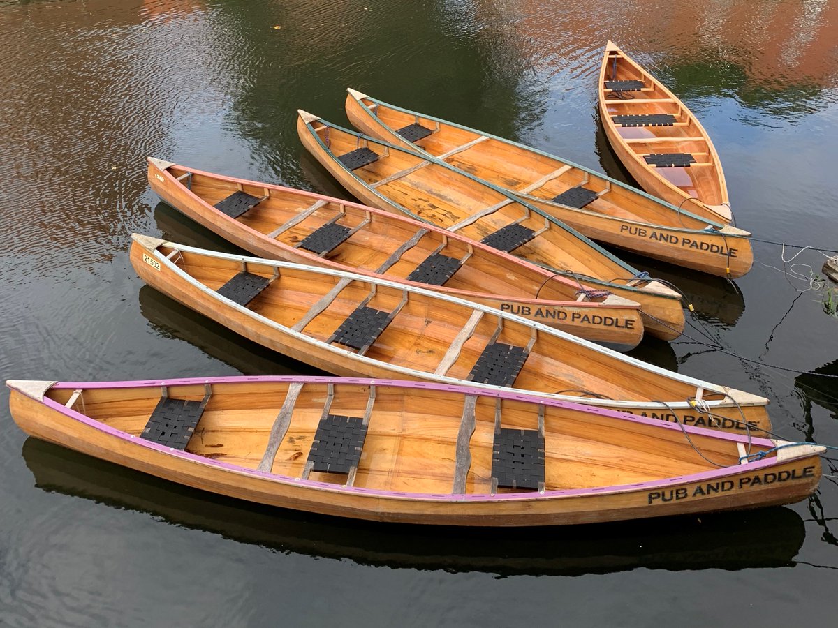 DEdleston's tweet photo. Canoes on the River Wensum, Norwich @BroadsNP @BroadsSociety https://t.co/aXEJRZrxjq