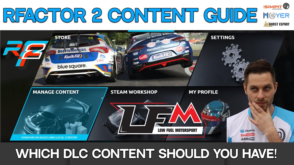 Michi_Hoyer's tweet photo. I often get asked - What DLC content shall I get for rFactor 2. Well here is the answer:
https://t.co/w3QbpNVC1F

@EsportBurst @TraxionGG @MSportgames @rFactor2 

#DLC #Rf2 #Guide #Tutorial #rfactor2 #dlccontent #content #simracing https://t.co/niMSWQQApv