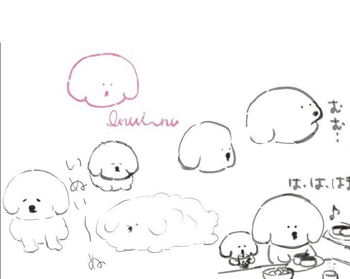 犬ばっか描いちゃう… 