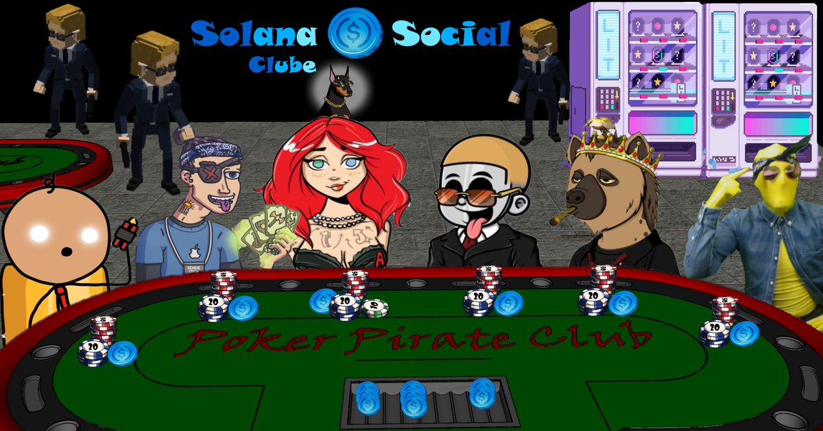 YOU ARE NOT READY 🏴‍☠️

102 Members  ❤️ 
42 Players 🏴‍☠️
1st GOAL ✅   

<a href="/thehighhyenas/">High Hyenas</a> 
@DegenGeeksNFT 
<a href="/GMersNFT/">GMers NFT 🌞</a> 
<a href="/SolanaSlumdawgz/">Solana Slumdawgz</a> 
@Suitz_TV 
@LightReapers2 
@SCFCasino 

discord.gg/Hey6ma7D

#nftpokerclub #SolanaCommunity