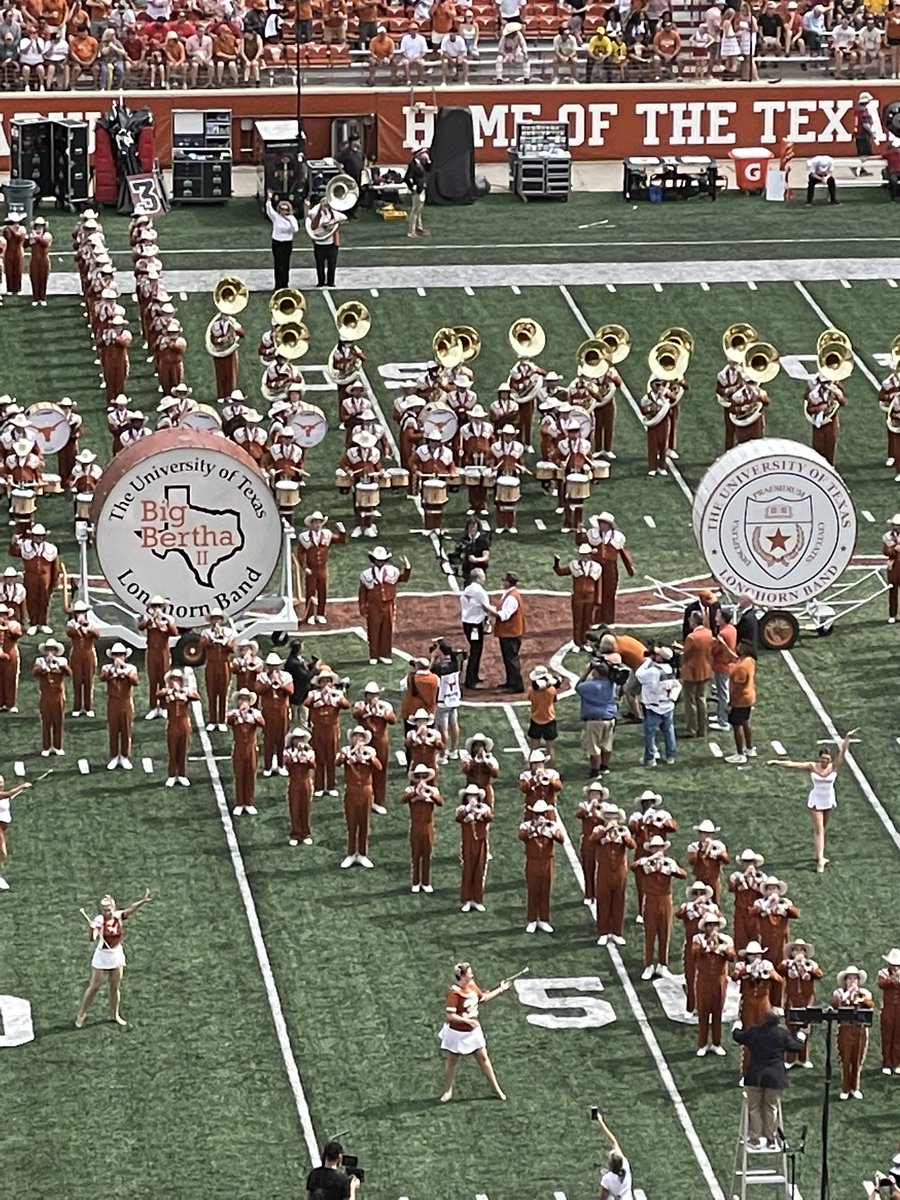 HornSports's tweet photo. Big Bertha II, the sequel we didn’t know we needed?? #HookEm https://t.co/wa2lidfy4C