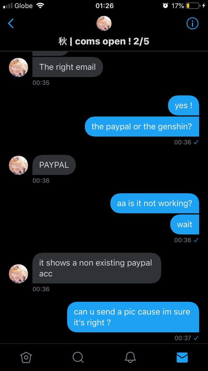 cwnfiles's tweet photo. just want to let yall know that @akiiven is a scammer and they also lie about their age and nationality. my friend was selling her account to them and when they got in, they changed the pass

#genshintrade #genshintrades #genshintradng #genshintwt #genshinselling #genshinselling https://t.co/01cLH67RlR