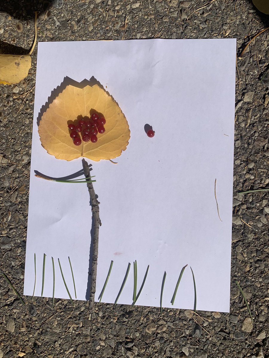 MrsChen_CCS's tweet photo. Long time, no post! Here are a few things the grade twos have been up to  at @CrossingCooper. Creating natural art pieces from beautiful fall colours. https://t.co/691pTAlFEg