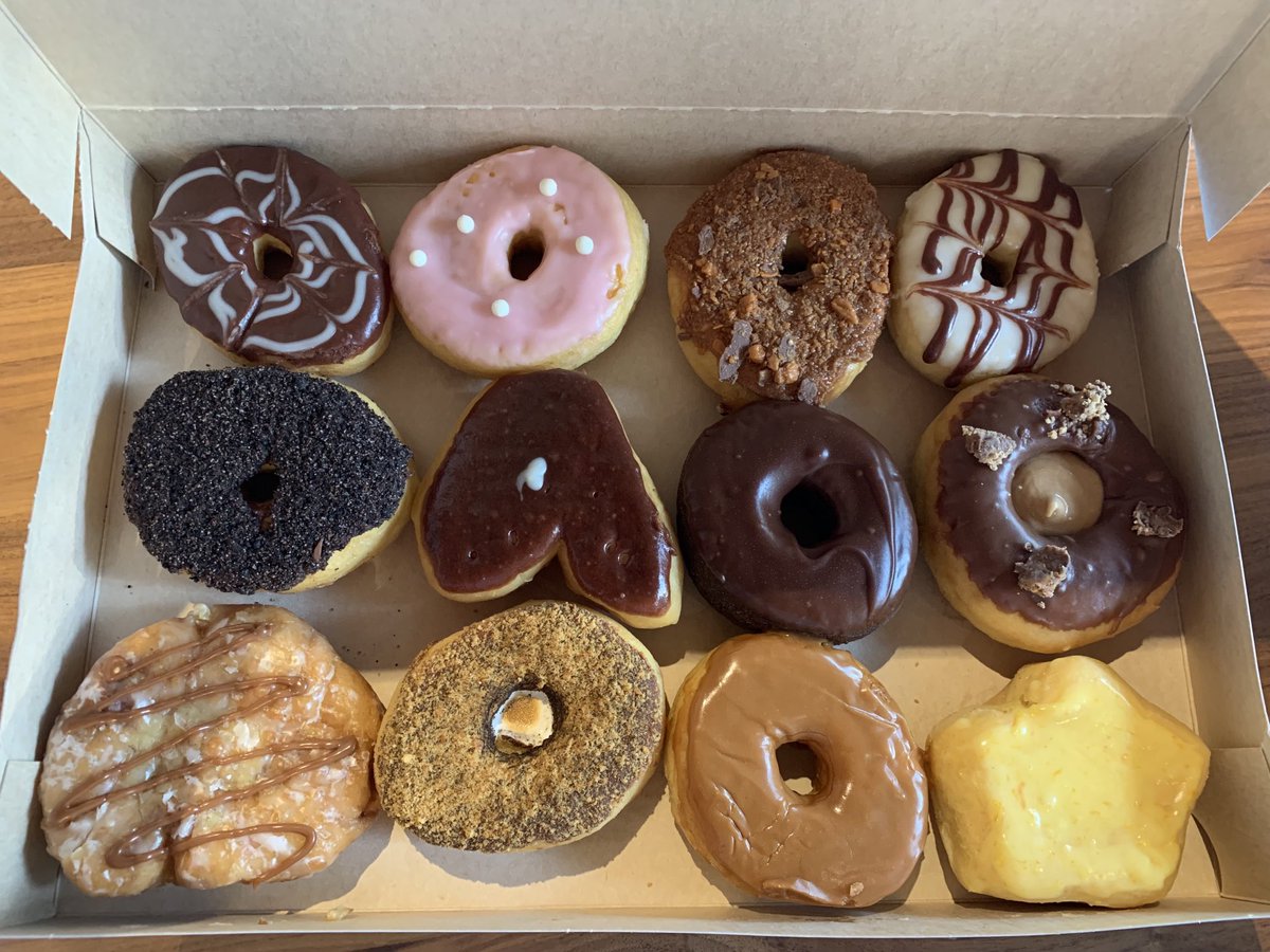 chuckatlanta's tweet photo. Sublime Donuts aren’t even the best part of #PCAMPATL (but pretty darn excellent!) https://t.co/MNrA1Rz1ui