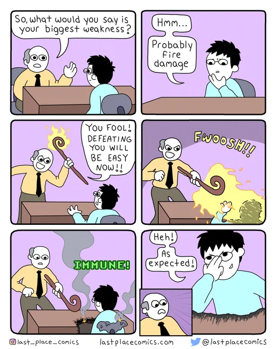 🧑‍💼New comic: Biggest Weakness🧑‍💼 