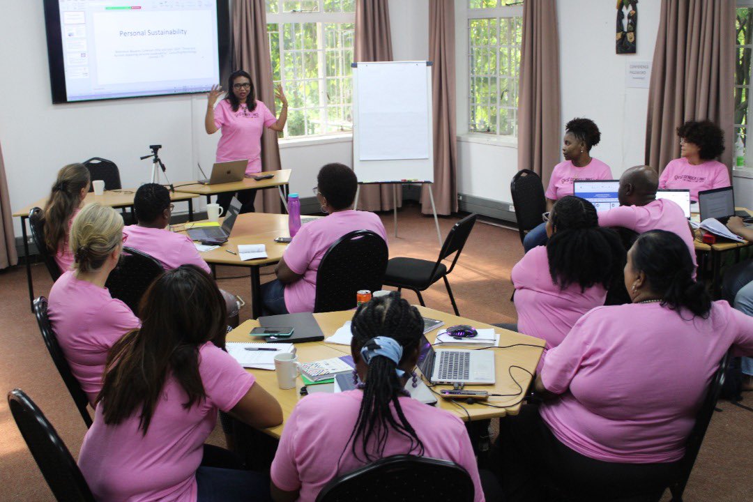 First board meeting as Chairperson of <a href="/GenderLinks/">Gender Links</a> board - so grateful for the commitment of our directors , management and staff #genderequity #leadership #genderjustice #voiceandchoice 
<a href="/clowemorna/">Colleen Lowe Morna</a> <a href="/EswatiniGL/">Gender Links Eswatini</a> <a href="/TheGreatPeople2/">The Great People of South Africa 🇿🇦✊🏾</a> <a href="/GenderProtocol/">Gender Protocol</a> <a href="/SonkeTogether/">Sonke Gender Justice</a>