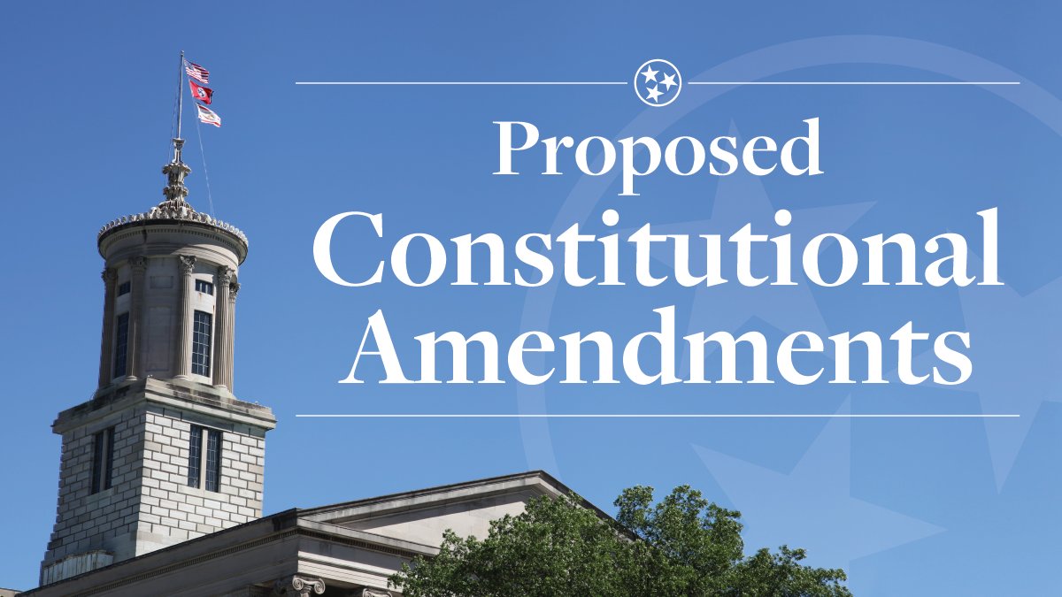 There are 4 Constitutional Amendments on the ballot. For a full explanation, check out the Vote411 website vote411.org or sos.tn.gov/amendments