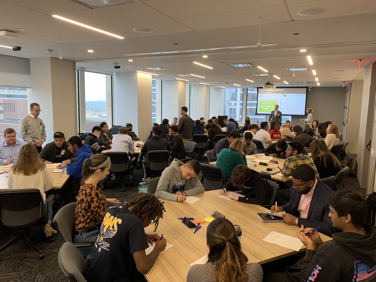 PitsakisClass's tweet photo. This past Thursday marked the beginning of #DeloitteAcademy. @GdubEagles students are the only students in PA that have the opportunity to learn business from the best in the industry! Thank you for this partnership @DeloitteUS!
@PHLSchools #SDPBelieve #PHLed #PitsakisClass https://t.co/62bRfmQ0n3