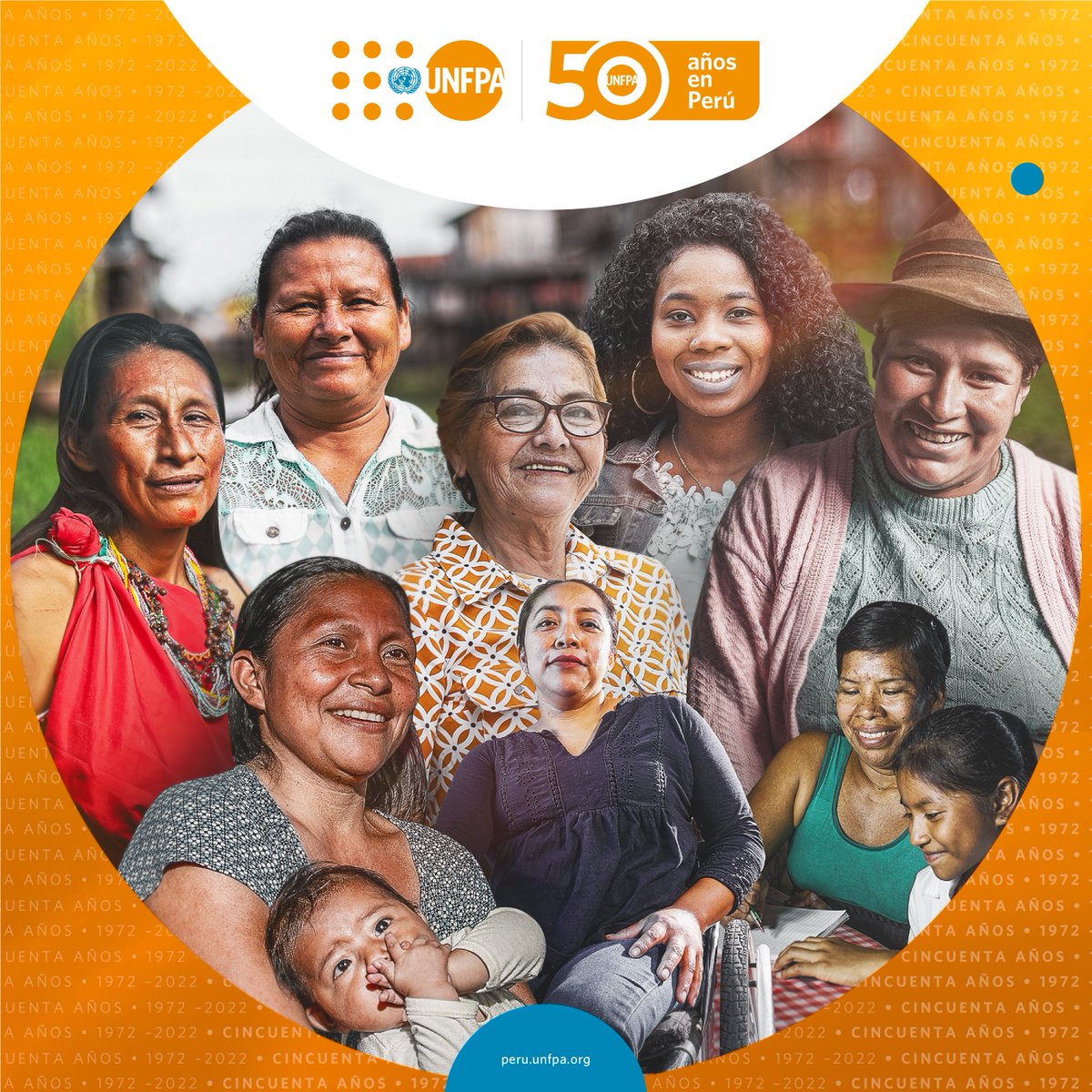 El UNFPA es el organismo de la @ONU_es a cargo de la salud sexual y reproductiva. 🟠 bit.ly/3uBSWim Este año cumplimos #50años de trabajo en el Perú 🇵🇪. Conoce nuestros objetivos y el trabajo que realizamos para contribuir a que nadie se quede atrás. #Agenda2030