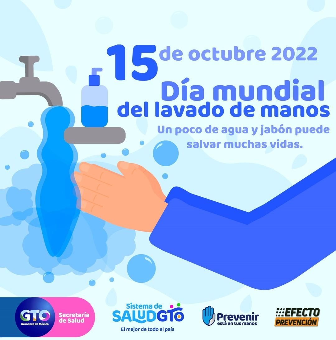 saludgobgente's tweet photo. 15 de octubre #DíaMundialDelLavadoDeManos.
Celebra este y todos los días manteniendo y promoviendo, un correcto lavado de manos, para cuidar tu salud y la de tu familia.
#ContigoSí 
#Sistemadesaludgto
#DanielDíaz https://t.co/Yxwe03V1n5