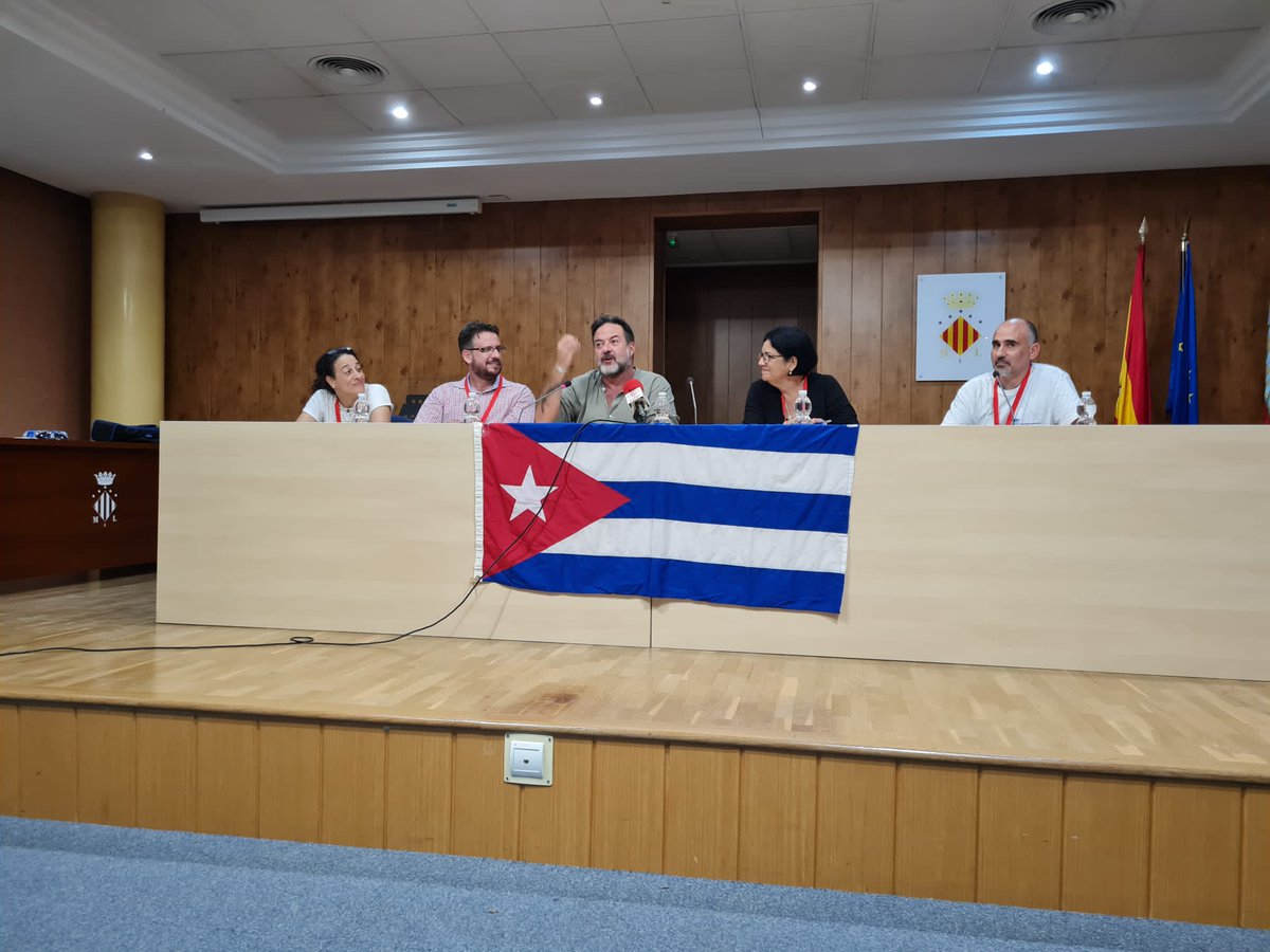 MMedina_Glez's tweet photo. Participan @RabazaNoemi, @ManuPineda, Elier Ramírez y Belinda Sánchez en intercambio sobre la solidaridad internacional frente al bloqueo a Cuba.
#CubaNoEstaSola #MejorSinBloqueo https://t.co/ChN8NJQ6Q6