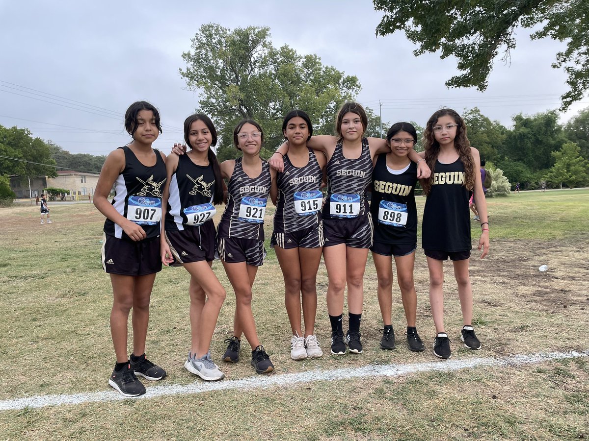 CoachWells_SHS's tweet photo. Seguin MS XC District meet today! These athletes did such an amazing job all season and really showed out today!   There were many PR’s, very proud of these student athletes! #WeAreSeguin @AJBriesemeister @JimBarnesMS https://t.co/9TwO74UitE