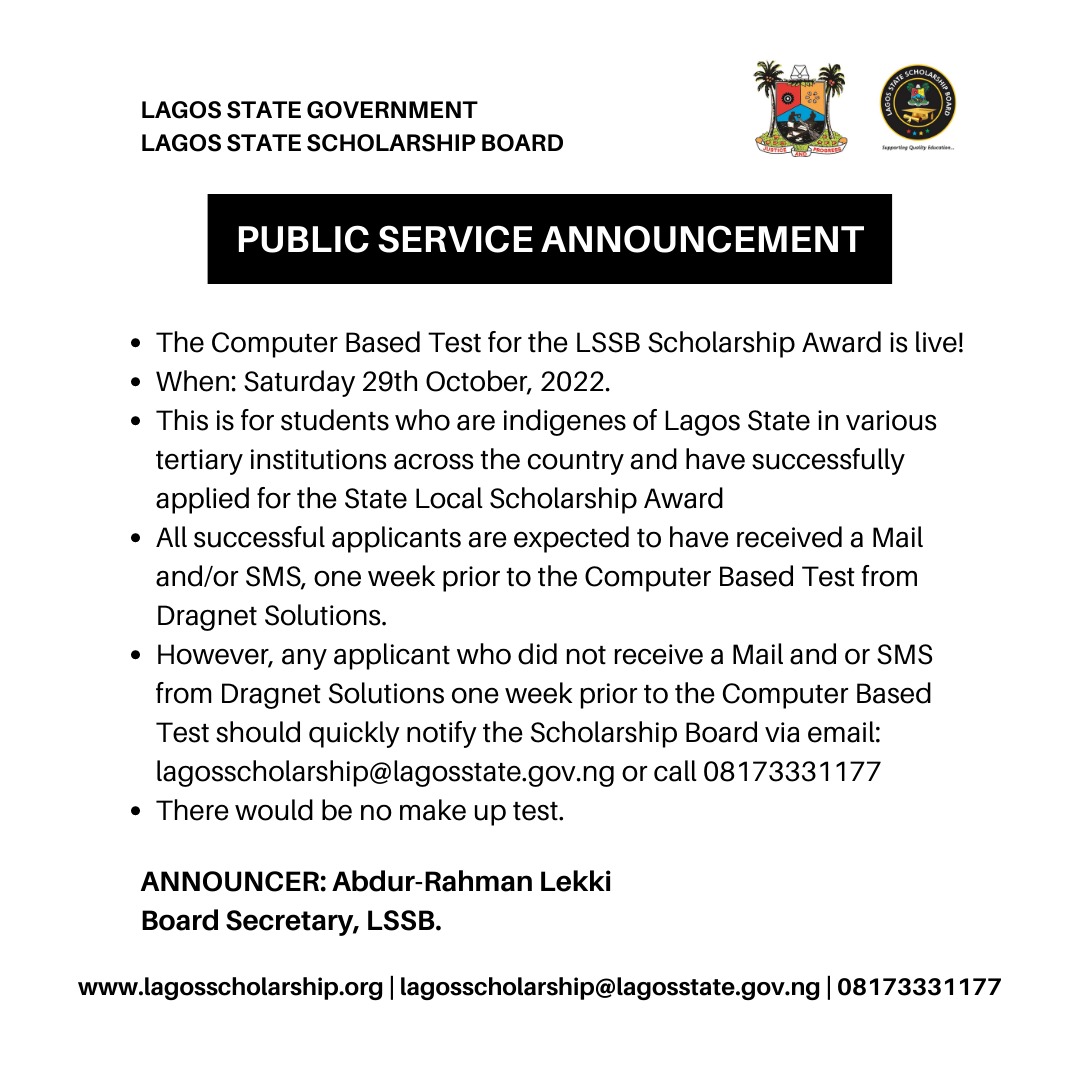 Update on scholarship