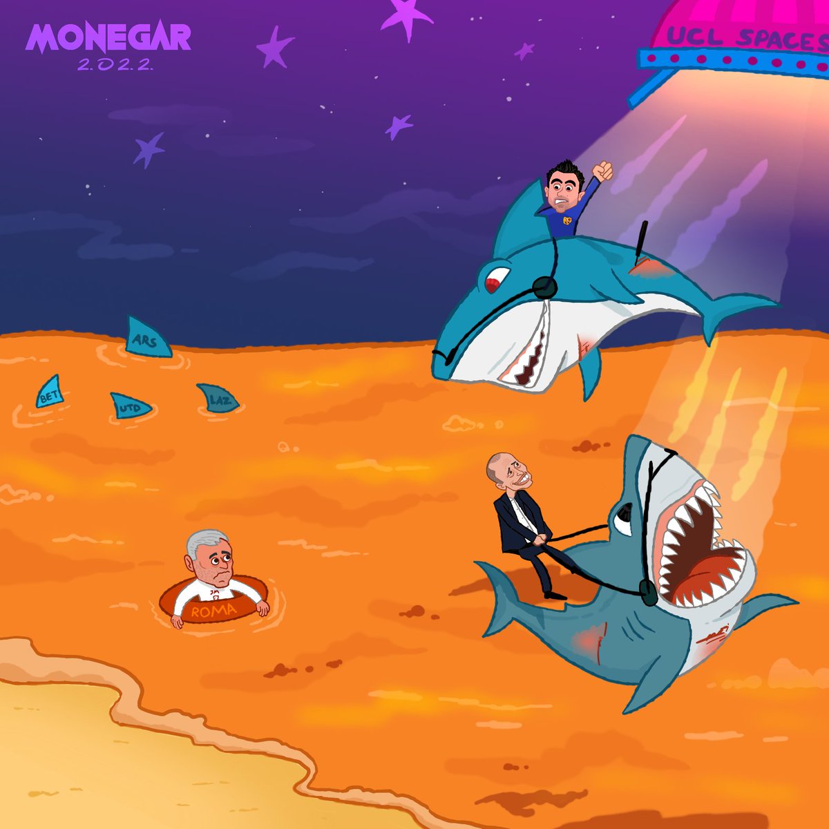 monegar_ir's tweet image. Mourinho : The failed sharks of the Champions League are going to arrive in the europa league

Its going to be fun 😁

#Barcelona #juventus #acroma #Mourinho #ChampionsLeague #UCL
