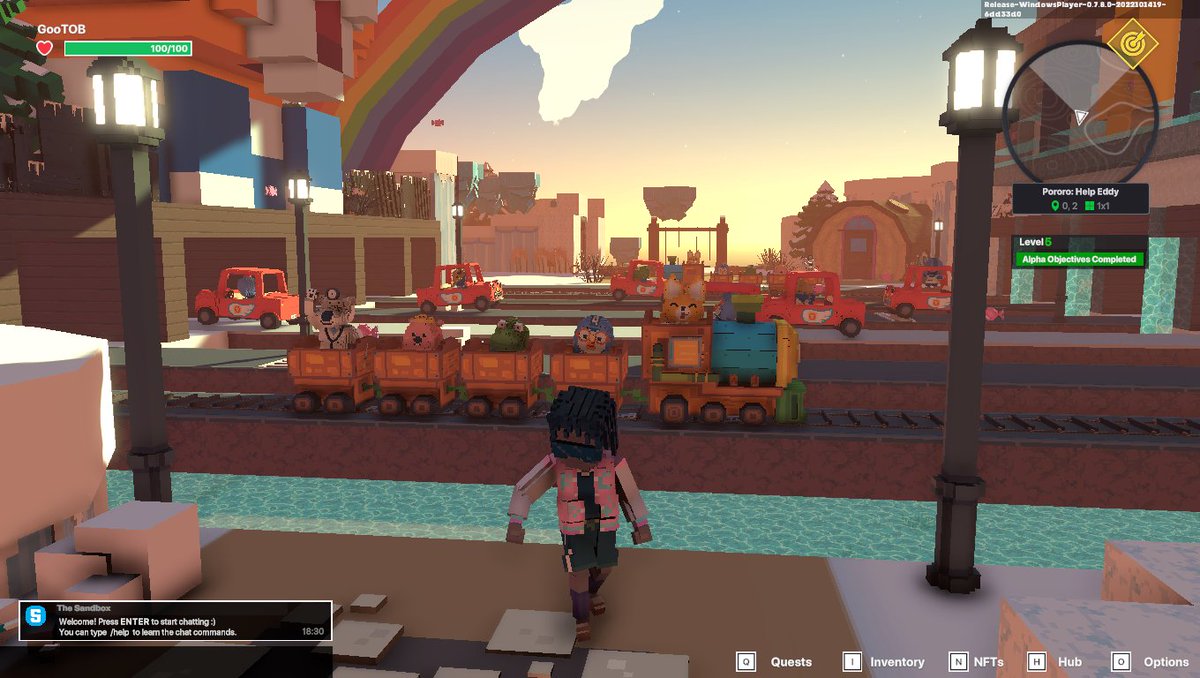 GooTOB3's tweet photo. @TheSandboxGame I just finished my quest on Pororo experience on the #SandboxAlphaS3 for a chance to win a Season 3 Alpha Pass! Here I am with a cute Pororo. Check out my screenshot!

#Pororo https://t.co/AvuoRP1cTs