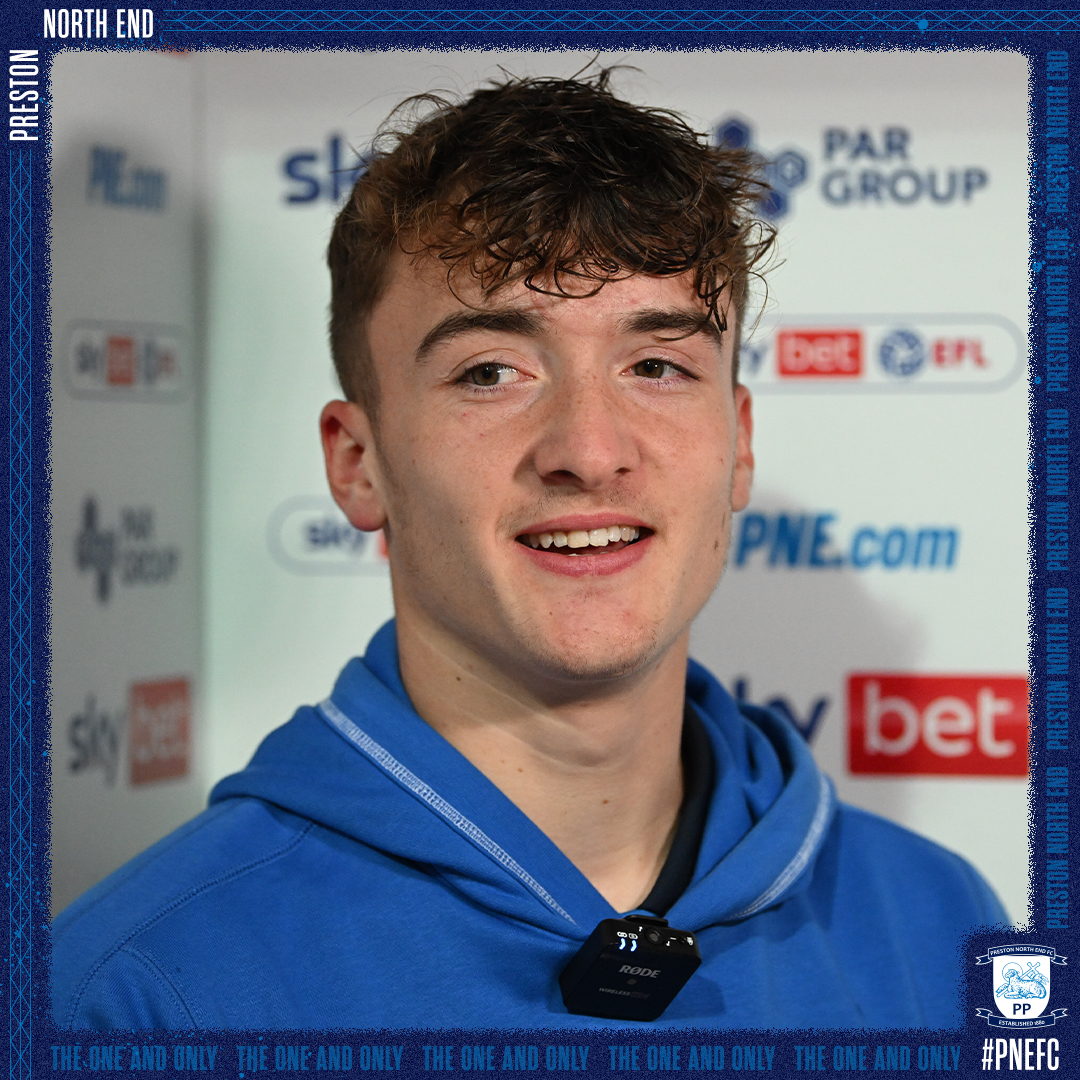 pnefc's tweet photo. 💬 @FinlayAdair9 said he was over the moon to make his professional debut for his boyhood club, but stressed that the hard work is still to come. 💙

#pnefc