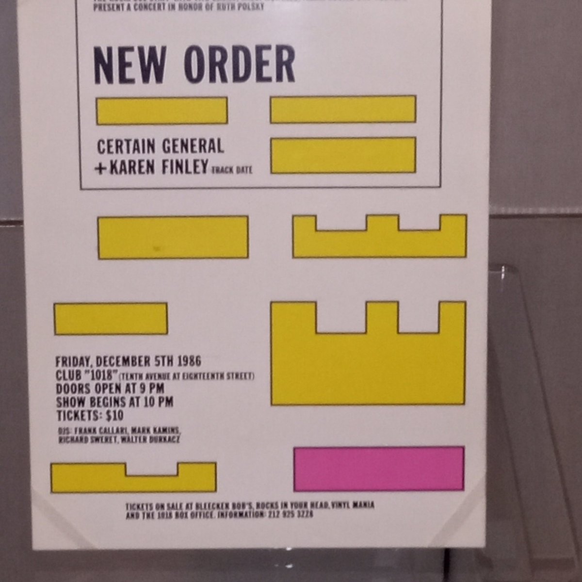 WardenT's tweet photo. #BritishPopArchive #NewOrder #RuthPolsky https://t.co/iUx9d6z13n