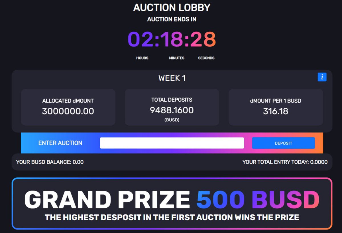 DeFiBeehive's tweet photo. Hey guys, @prmntfi is having their first Week 1 auction for their BUSD pool partnered with @WealthMountain1 !

Auction ends in less than 2 hours!

Link -https://t.co/j6WkkUcRLm https://t.co/iUW4iECLBS