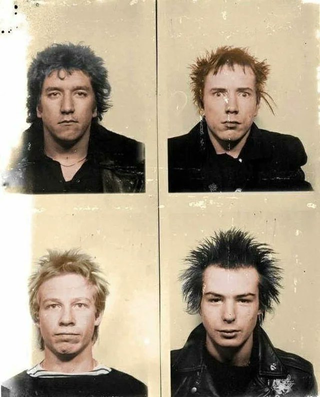 PunKandStuff's tweet image. #SexPistols passport photos taken before their 1978
US Tour by: John Tiberi