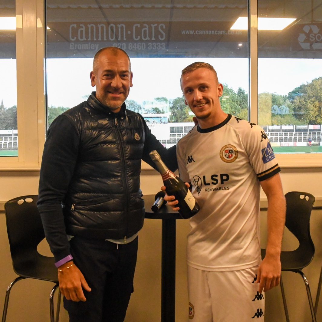 Well done to Reece Hannam for being today’s Man of the Match, chosen by Sam Blake - Nexere Consulting 👏 

#WeAreBromley