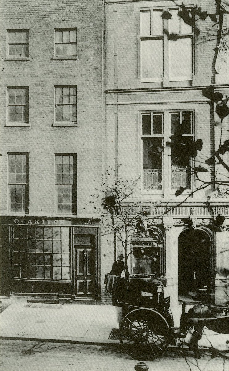 Today, 15 October, marks 175 years since a young Bernard Quaritch established first opened the doors of his shop at 16 Castle Street, off Charing Cross Road, London, in 1847.  #OTD