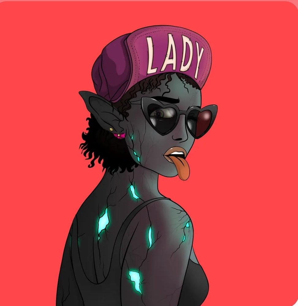 1stSgt_Jroc's tweet photo. Oh she's bad... #EVA #LadyHat #WomenInWeb3 https://t.co/8UJOL5HTeD
