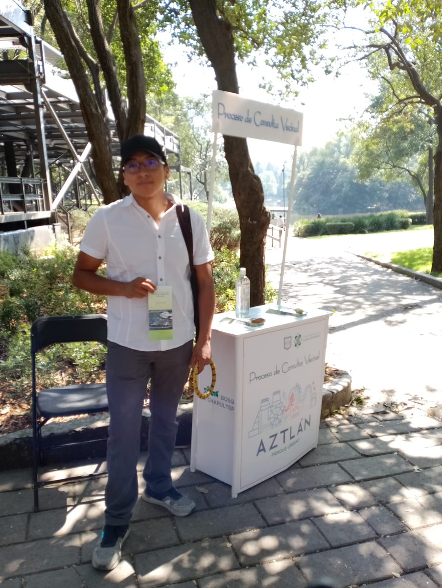 PCV_Aztlan's tweet photo. El día de hoy continuamos informando como parte del Proceso de Consulta Vecinal de Parque Urbano Aztlán. Estaremos en el Bosque de Chapultepec hasta las 17:00 h. https://t.co/NlcmvwzP4R