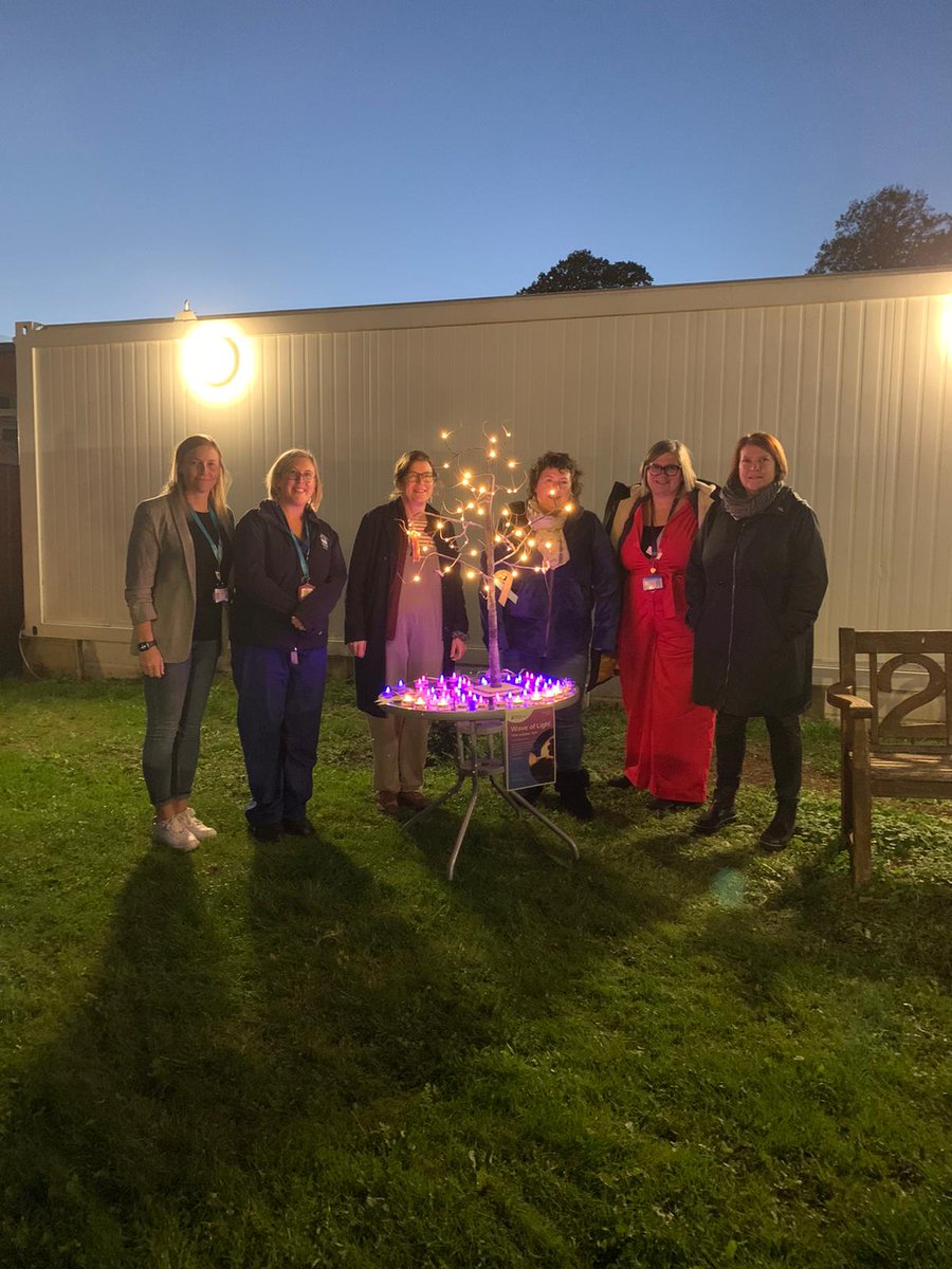 SomersetFT's tweet photo. Tonight’s Wave of Light marks the end of Baby Loss Awareness Week. 

Our colleagues at both Musgrove Park and @YeovilHospital paused at 7pm to light a candle, and remember all the little lives lost too soon. 💙💜 #BLAW2022 https://t.co/RbxWsc82F3