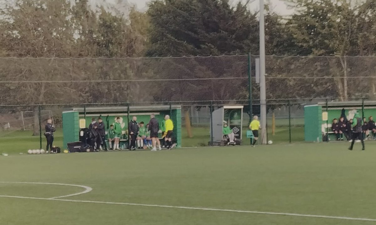 SueNiBhroin's tweet photo. A week after an historic win 4 womens football which sends us to a World Cup,we still fight 4 fairness &amp; equality at grass roots.U17 wnl Rovers v Bohs. No Lino’s for a semi final game despite multiple requests. U15 boys on straight after-full compliment of refs #unFAIr #equality https://t.co/JbJIFcslpp