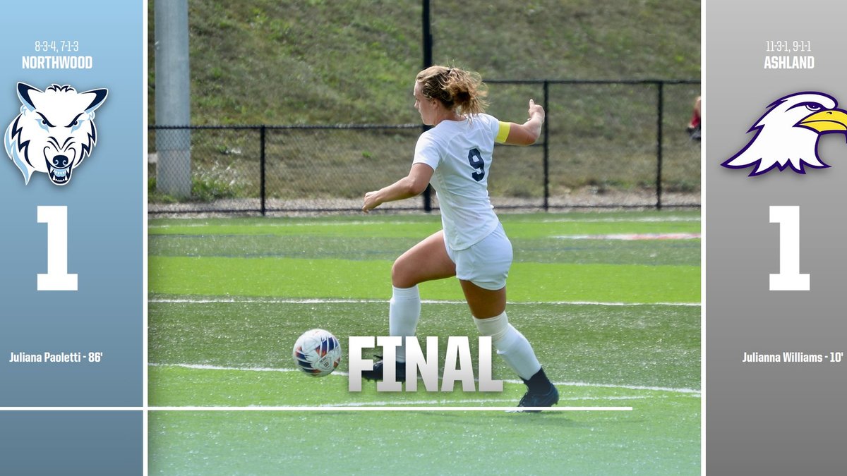 nutimberwolves's tweet photo. Women's Soccer Draws At #21 Ashland, 1-1 #RollTimbys https://t.co/5pP3z2rFgO https://t.co/ftREHAtiVm
