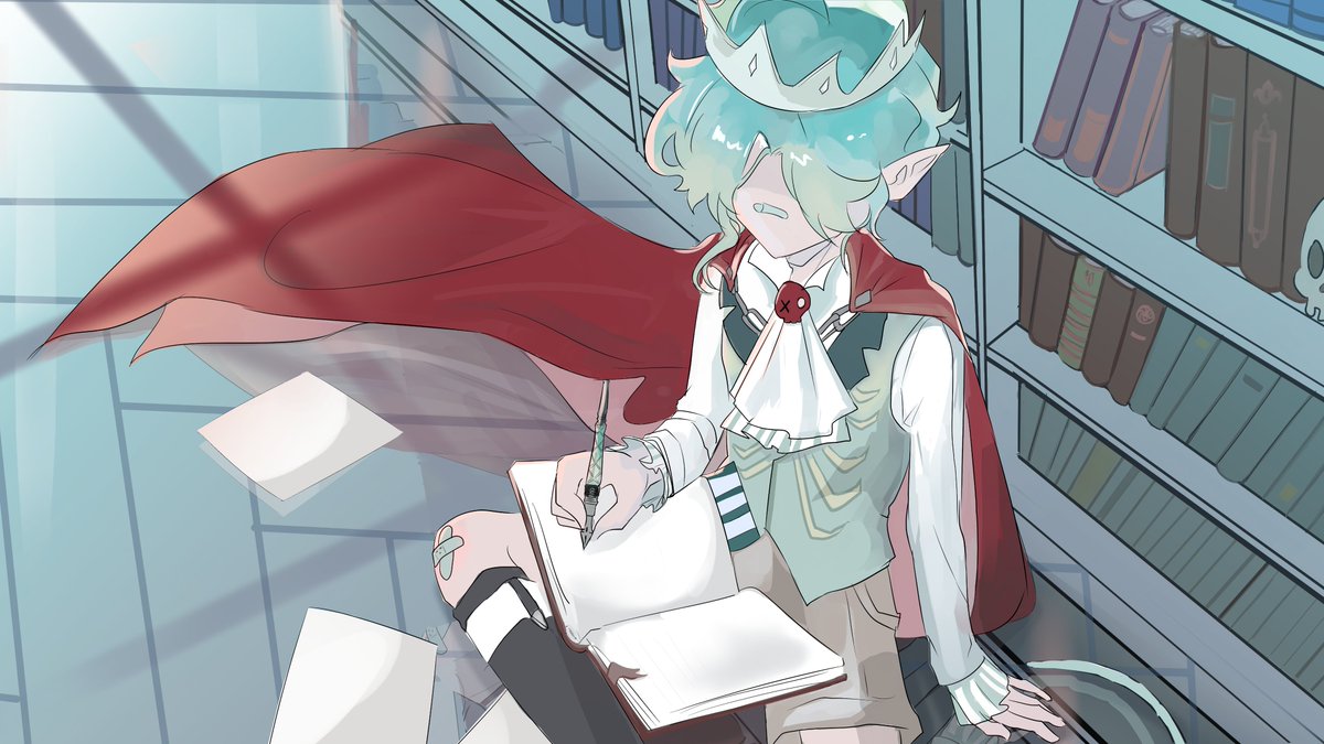 basraa7's tweet photo. I recenly worked with my close friend @_KAVIIX_  for their debut you can find more information about their lore on the profile, Their art is good I really recommend checking it out!💙 https://t.co/sFAm4nQrW2