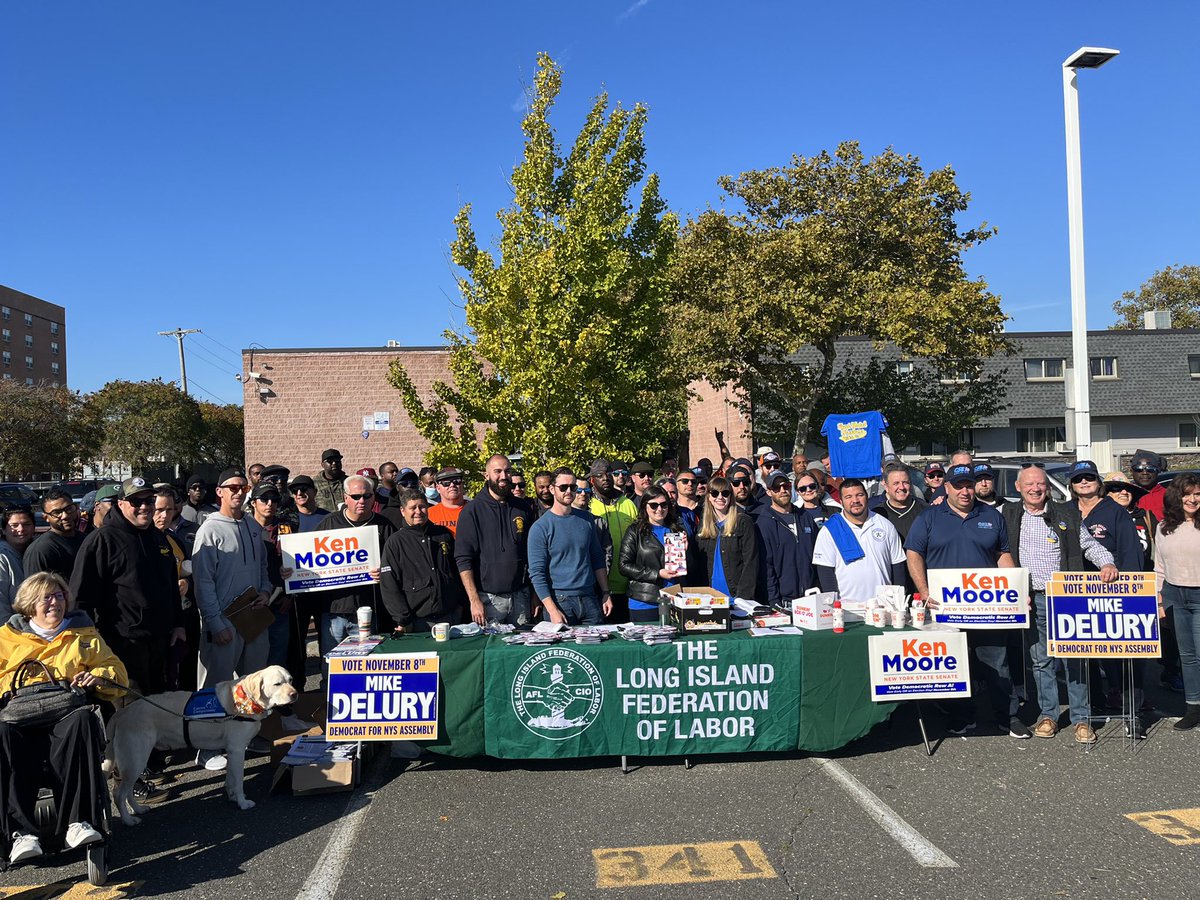 MooreforNewYork's tweet photo. Humbled by the turnout today for our canvass launch with my brothers and sisters from organized labor. Team Moore is hitting the streets again this weekend in force! https://t.co/RS0fGn4Ak0
